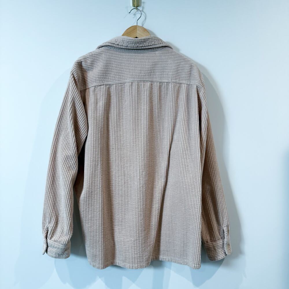 WAX LONDON Penn Cord Whiting Overshirt Sand Beige – Size XL – EUC - Picture 5 of 5